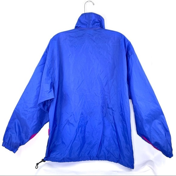 Sierra Sport Oversized Vintage 90's Color Blocked Windbreaker Pullover Sz S - Picture 8 of 10